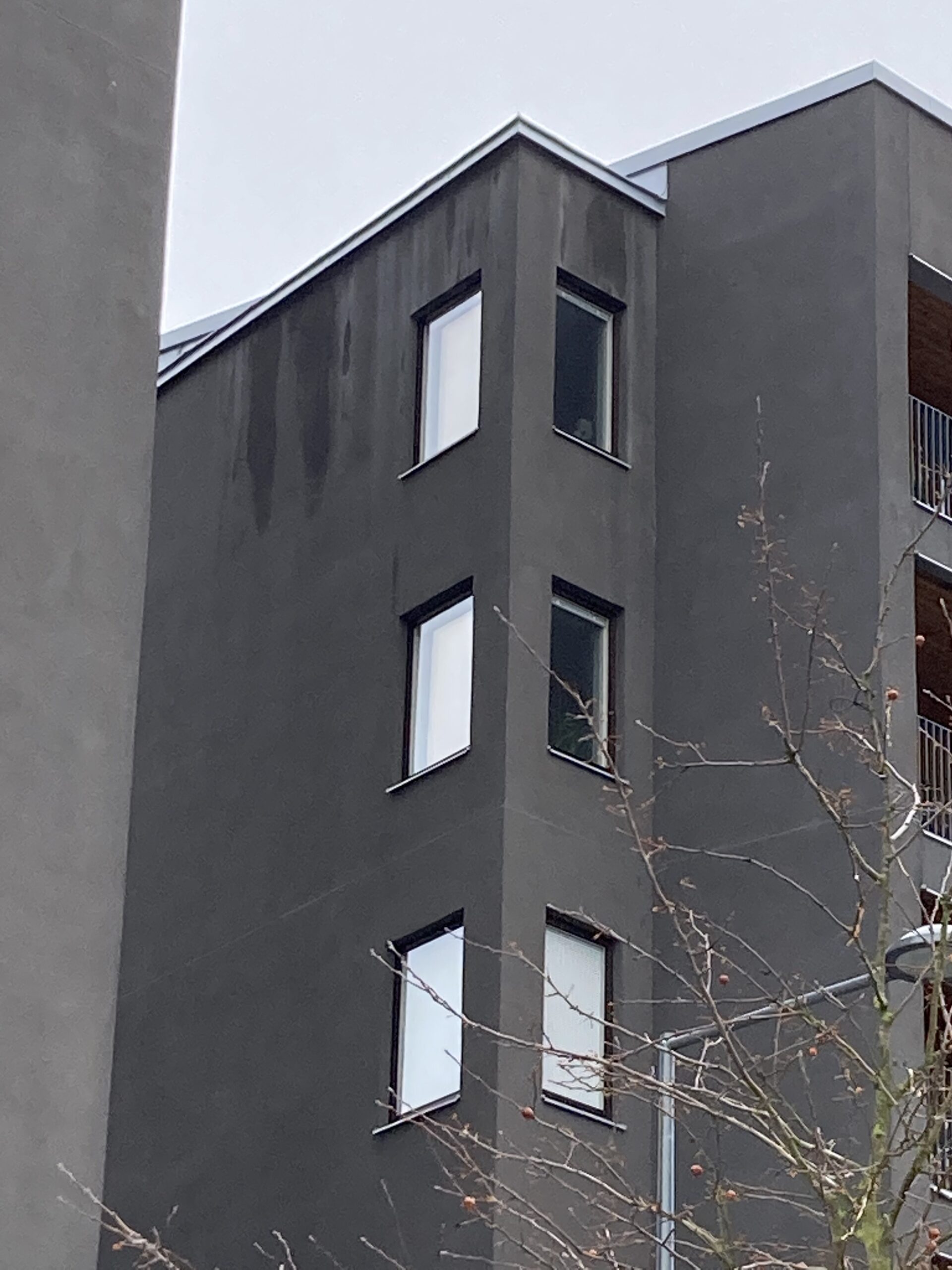 Åtgärd för avvattning av tak