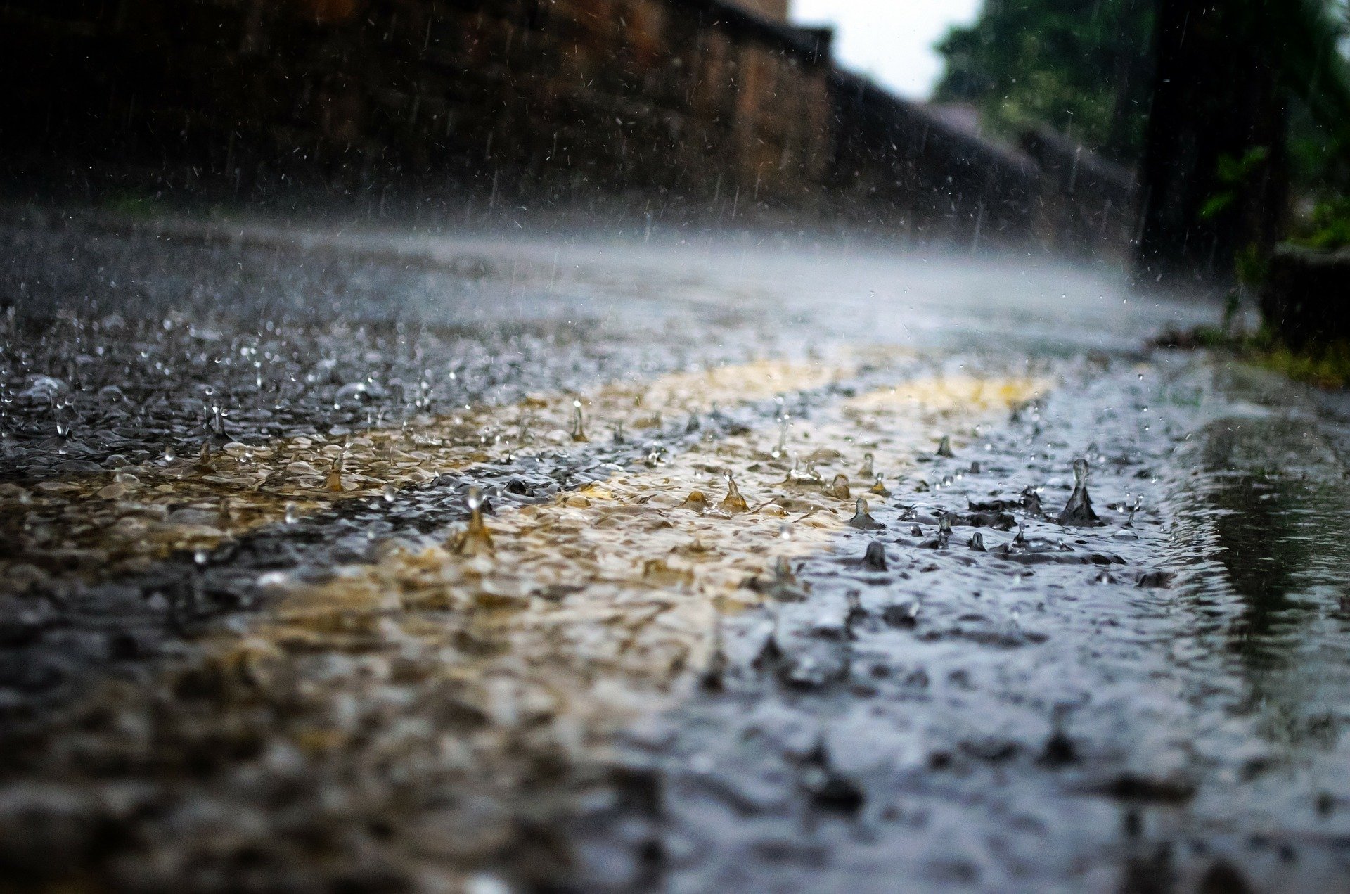 Vattenskador i samband med kraftigt regn